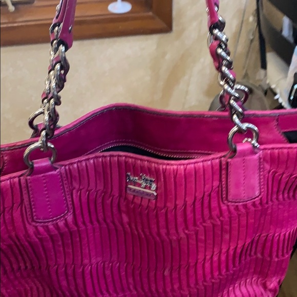 Pink Coach Hand Bag - Picture 6 of 6